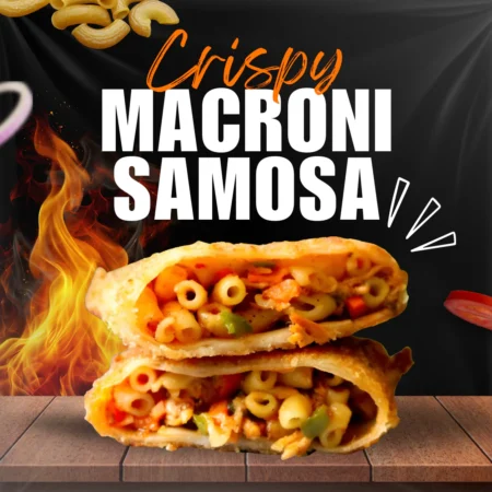 Chicken-veg Macaroni Samosas (12 pcs)